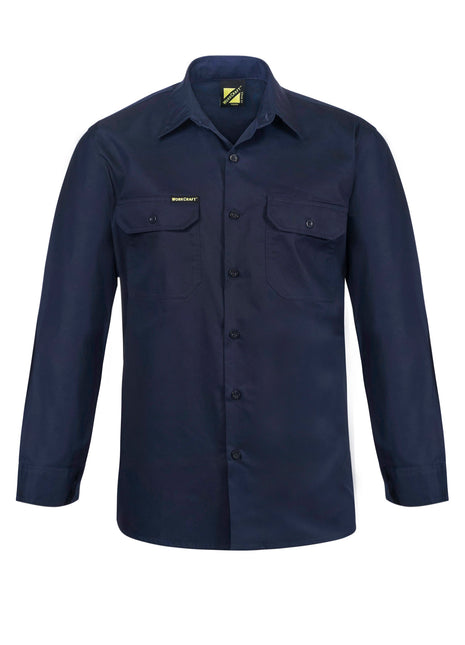 Lightweight Long Sleeve Vented Cotton Drill Shirt (NC-WS4011)