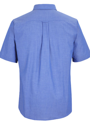 Short Sleeve Indigo Chambray Shirt (JB-4ICS)
