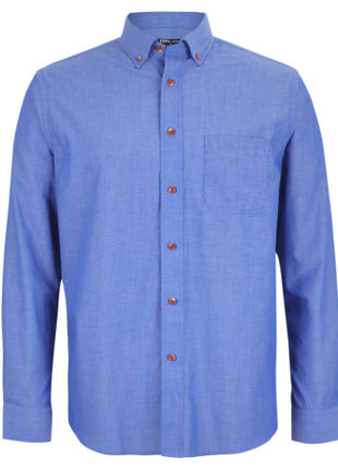 Long Sleeve Indigo Chambray Shirt (JB-4IC)