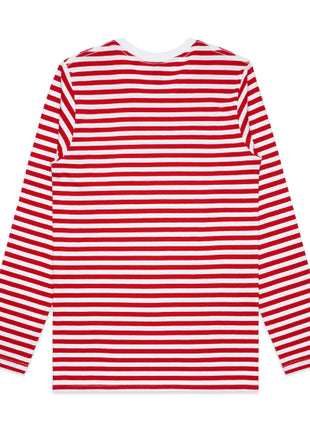 Mens Match Stripe Long Sleeve T-Shirt (AS-5031)