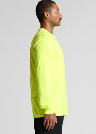 Mens Block Long Sleeve T-Shirt (Safety Colours) (AS-5054F)