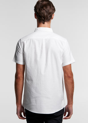 Mens Oxford Short Sleeve Shirt (AS-5407)