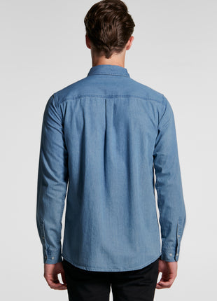 Mens Blue Denim Shirt (AS-5409)