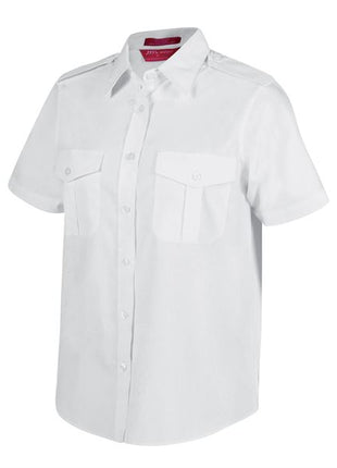 Ladies Short Sleeve Epaulette Shirt (JB-6ESS1)