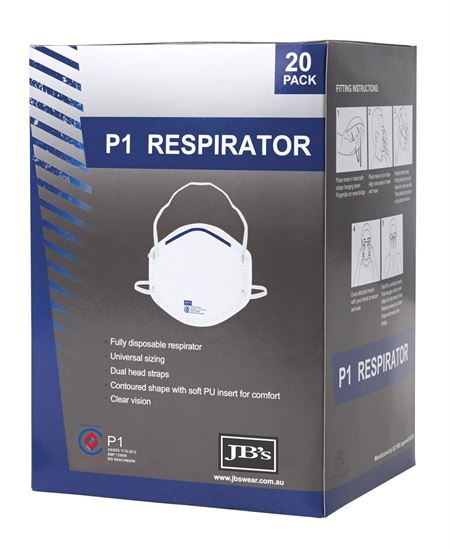 P1 Respirator (20Pc) (JB-8C001)