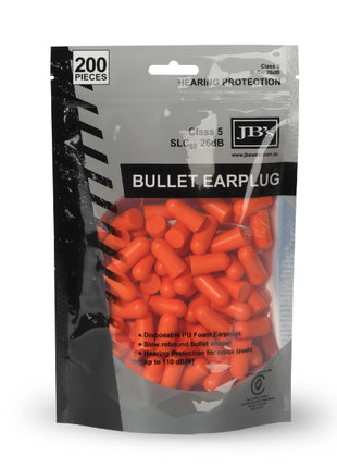 Bullet Shaped Earplug (200 Pieces) (JB-8P045)