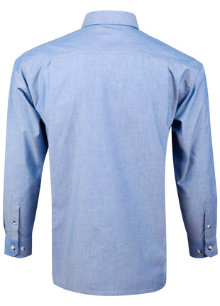 Mens Chambray Shirt Long Sleeve (WS-BS03L)