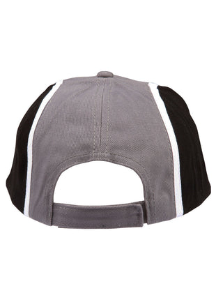 Heavy Brushed Cotton Tri-Color Baseball Cap (WS-CH83)