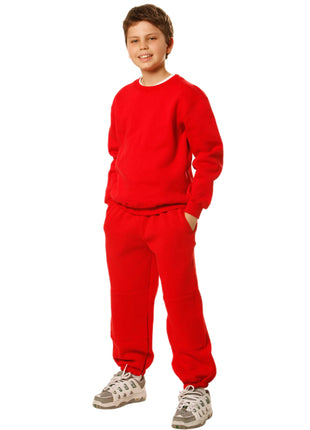 Kids Crew Neck Fleecy Sweater (WS-FL01K)