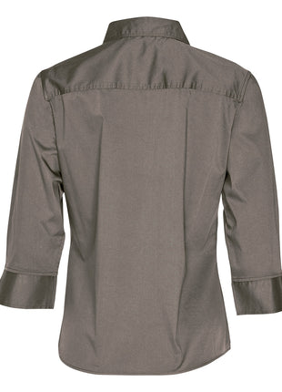 Womens 3/4 Sleeve Military Shirt (WS-M8913)