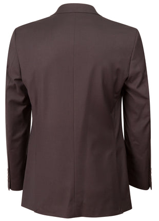 Mens Two Buttons Jacket In Wool Stretch (WS-M9100)