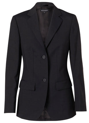 Womens Stretch Wool Blend Mid Length Jacket (WS-M9200)