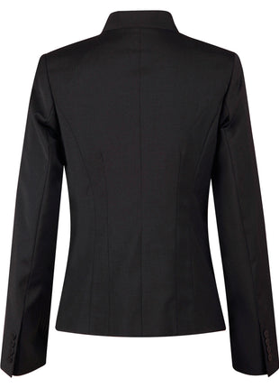 Womens Wool Blend Stretch Reverse Lapel Jacket (WS-M9202)