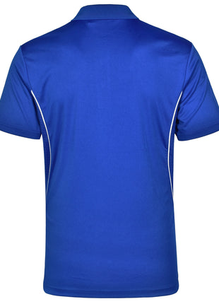 Mens CoolDry® Short Sleeve Contrast Interlock Polo (WS-PS79-BL