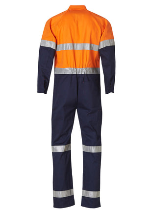 Mens Hi Vis Light Weight Cotton Coverall With 3M® Tape-Regular (WS-SW207)
