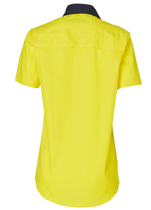 Womens Hi Vis Short Sleeve Safety Shirt (WS-SW63)