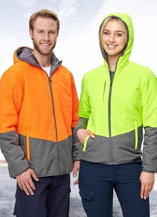 Hi Vis Quilted Two Tone Safety Jacket (WS-SW80)