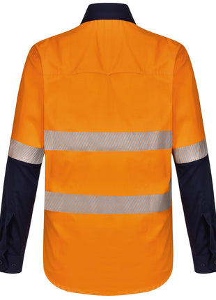 Hi Vis Cool-Breeze Safety Long Sleeve Shirt (Segmented Tape) (WS-SW83)