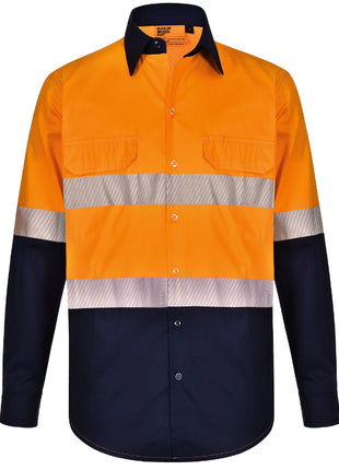 Hi Vis Cool-Breeze Safety Long Sleeve Shirt (Segmented Tape) (WS-SW83)
