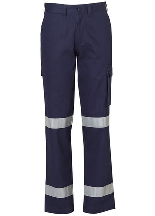 Womens Heavy Cotton Pre-Shrunk Drill Pant With 3M® Tape (WS-WP15HV)