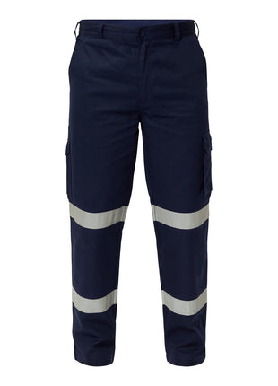 Mens Mid-Weight Cargo Cotton Drill Trouser with Reflective Tape (NC-WP4015)