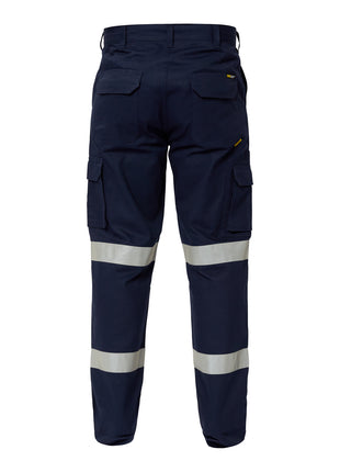 Mens Mid-Weight Cargo Cotton Drill Trouser with Reflective Tape (NC-WP4015)
