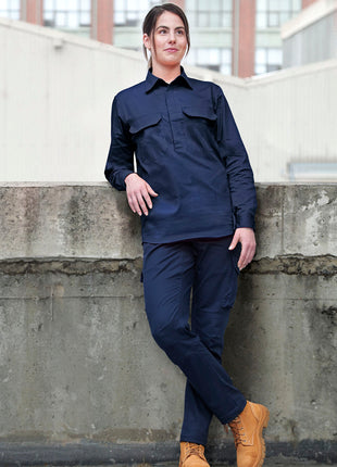 Cool-Breeze Closed Front Long Sleeve Work Shirt (WS-WT12)