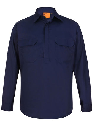 Cool-Breeze Closed Front Long Sleeve Work Shirt (WS-WT12)