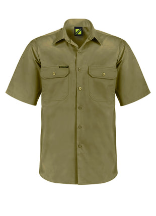 Lightweight Short Sleeve Vented Cotton Drill Shirt (NC-WS4012)