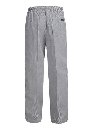Elastic Waist Check Chefs Pant with Drawstring (NC-CP050)