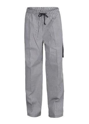 Elastic Waist Check Chefs Cargo Pant with Drawstring (NC-CP060)