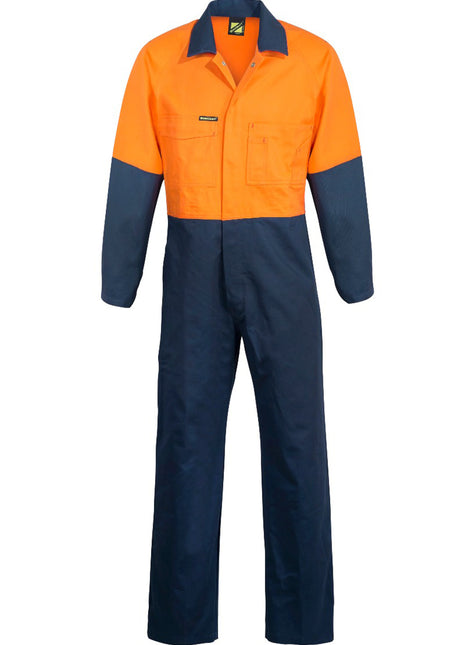 Mens Hi Vis Cotton Drill Coveralls (NC-WC3051)