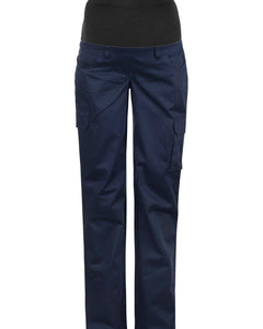 Womens Maternity Cargo Cotton Drill Trouser (NC-WPL081)