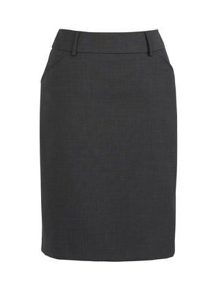 Comfort Wool Stretch Womens Multi-Pleat Skirt (BZ-24015)
