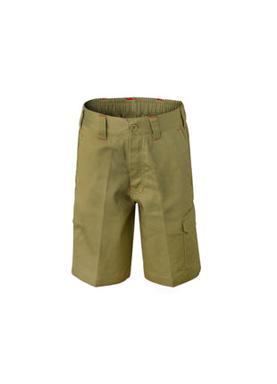 Boys Mid-Weight Cargo Cotton Drill Shorts (NC-WPK502)