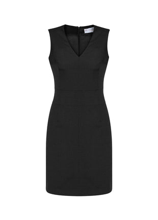 Cool Stretch Womens Sleeveless V Neck Dress (BZ-30121)
