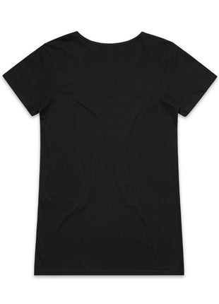 Womens Bevel V-Neck T-Shirt (AS-4010)