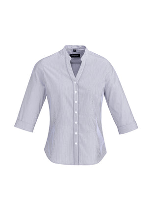 Bordeaux Womens 3/4 Sleeve Shirt (BZ-40114)