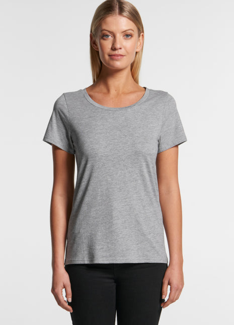 Womens Shallow Scoop T-Shirt (AS-4011)