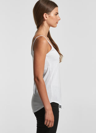 Womens Pillar String Singlet (AS-4022)