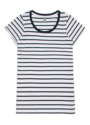 Womens Loop Stripe T-Shirt (AS-4023)