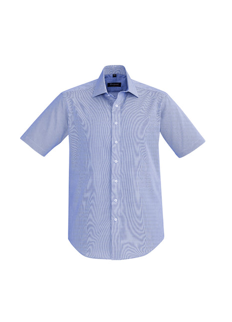 Hudson Mens Short Sleeve Shirt (BZ-40322)