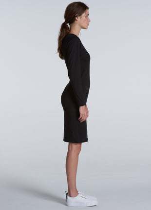 Womens Mika Long Sleeve Dress (AS-4033)