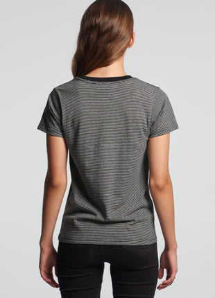 Womens Line Strip T-Shirt (AS-4041)