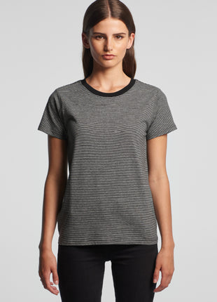 Womens Line Strip T-Shirt (AS-4041)
