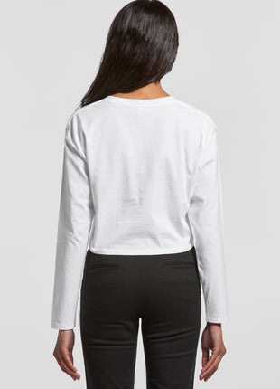 Womens Crop Long Sleeve T-Shirt (AS-4058)