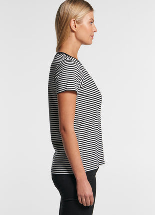 Womens Bowery Stripe T-Shirt (AS-4060)