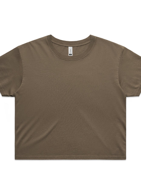 Womens Faded Crop T-Shirt (AS-4062F)
