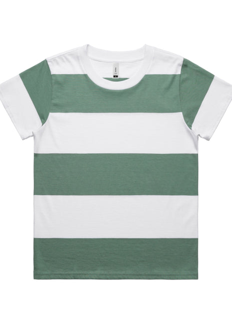 Womens Wide Stripe T-Shirt (AS-4066)