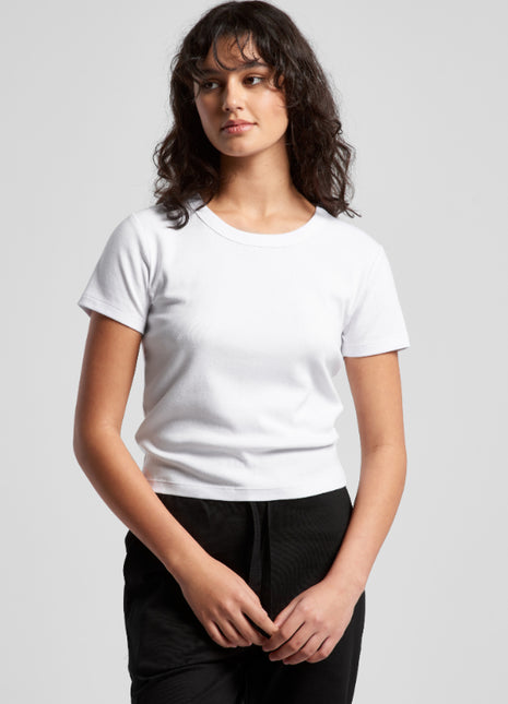 Womens Organic Rib Baby T-Shirt (AS-4074)